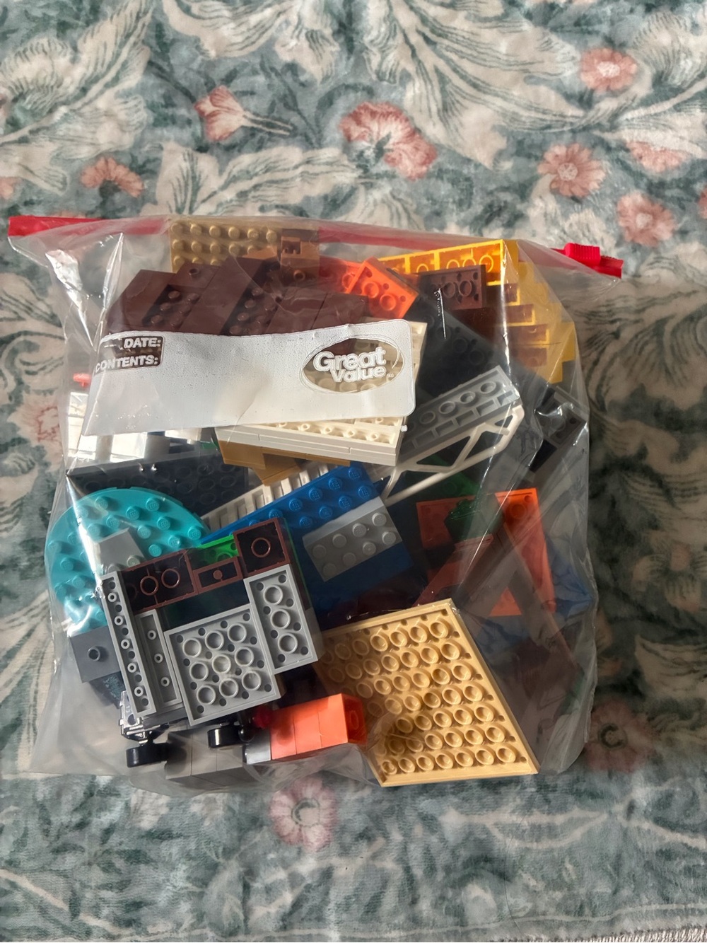 Great Value Mixed Building Bricks Pack - Multicolor